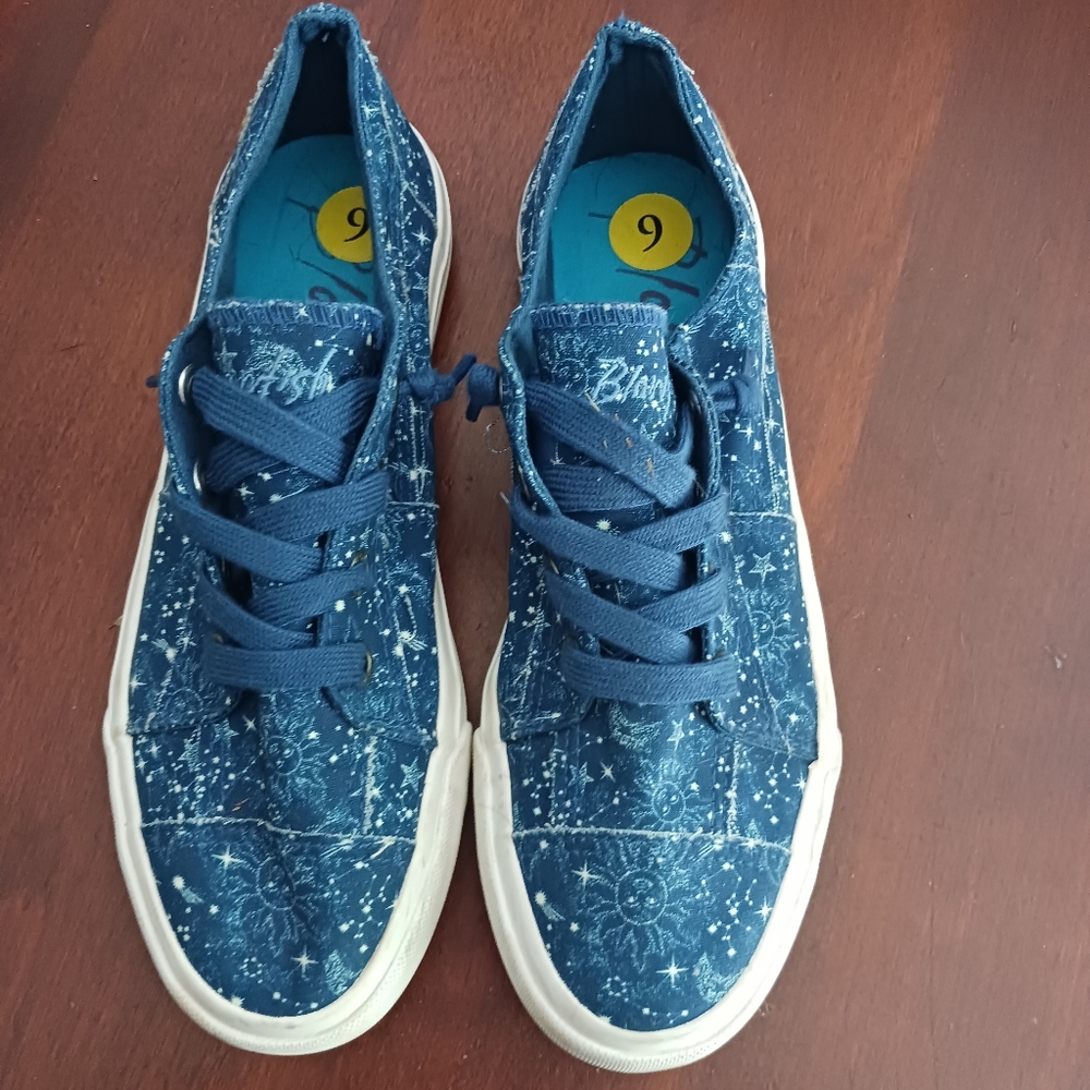Blowfish Blue Womens Sneakers